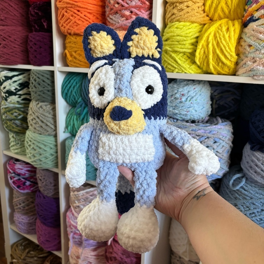 Handmade Crochet Bluey Plushie